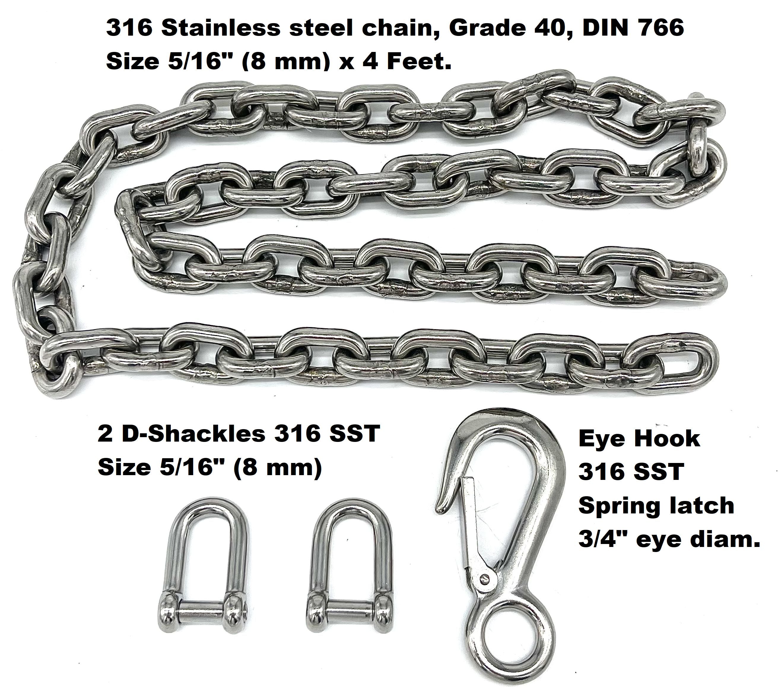 New boat trailer hitch safety chain system – Sardine Marine