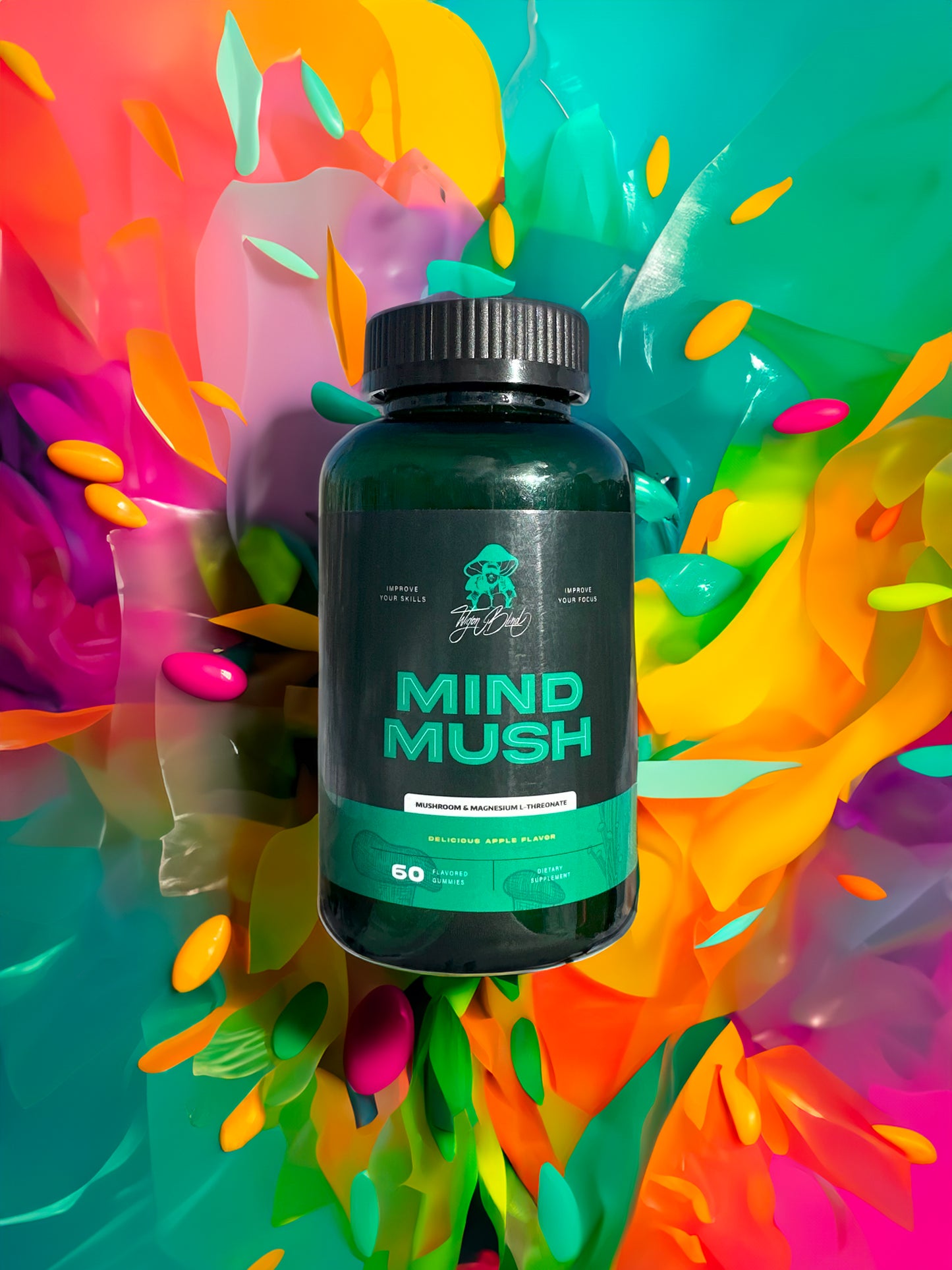 Mind mush Memory Recovery, Lions Mane and Magnesium L-Threonate, Improve Your Sleep, Energy and Focus