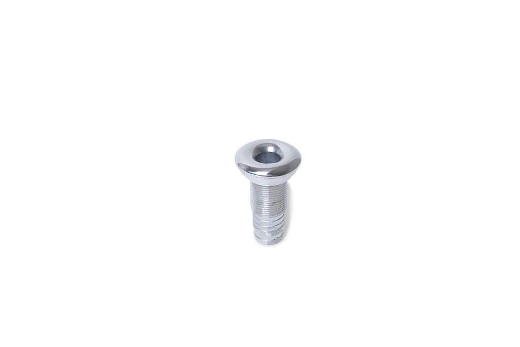 1-1/4 Inch Threaded Thru Hull Outlet Fitting - 316 Marine Grade Stainless Steel
