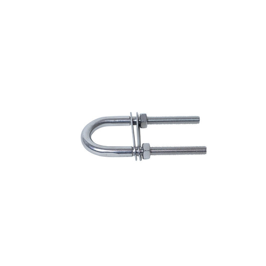 2-3/8 Inch U-Bolt with Nuts/Washers - 316 Marine Grade Stainless Steel left side angle