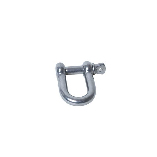 5/8 Inch D-Ring Rigging Chain Shackle - 316 Marine Grade Stainless Steel bottom angle