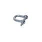 11/16 Inch D-Ring Rigging Chain Shackle - 316 Marine Grade Stainless Steel side angle